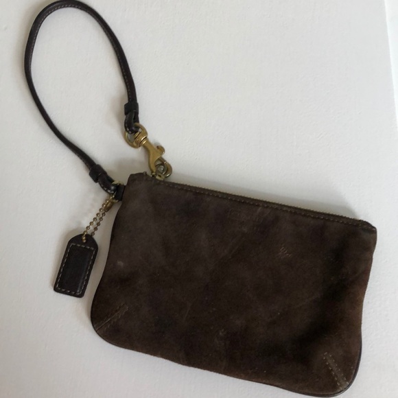 Coach Accessories - Coach Suede Wristlet